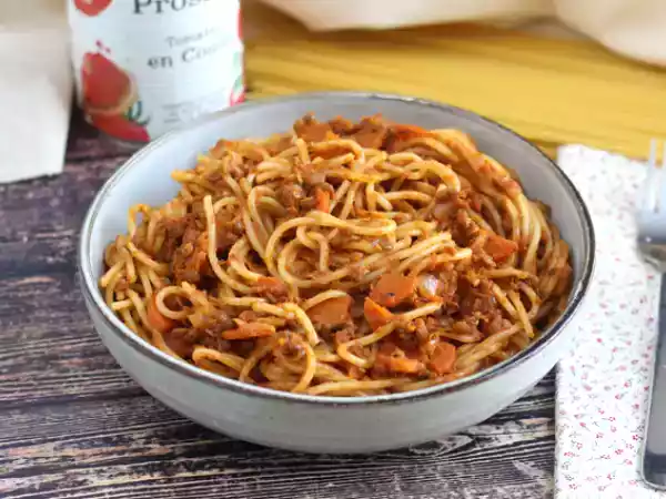 Recept Vegetariánské boloňské omáčky pro vaše špagety!