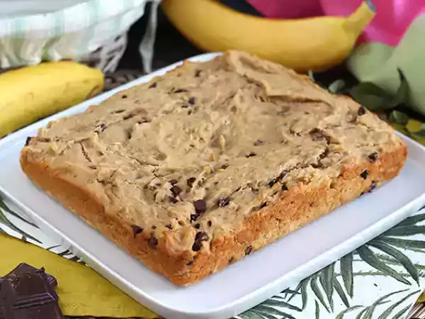 Recept Banánový dort s čokoládovými lupínky - veganský a bezlepkový
