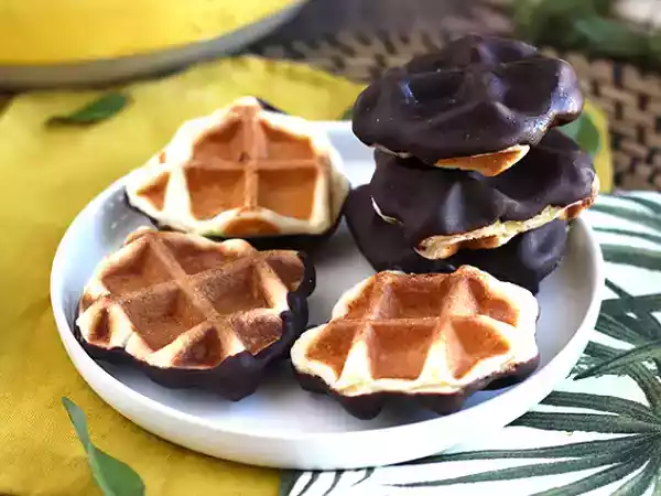 Recept Mini čokoládové vafle