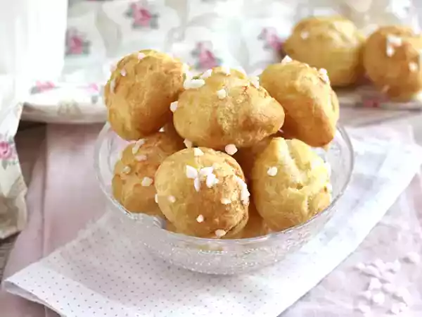 Recept Chouquettes, choux s perlovým cukrem