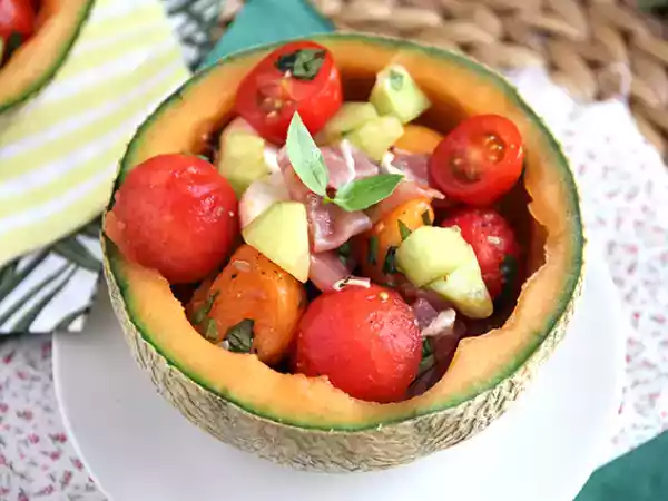 Recept Melounový salát s melounem