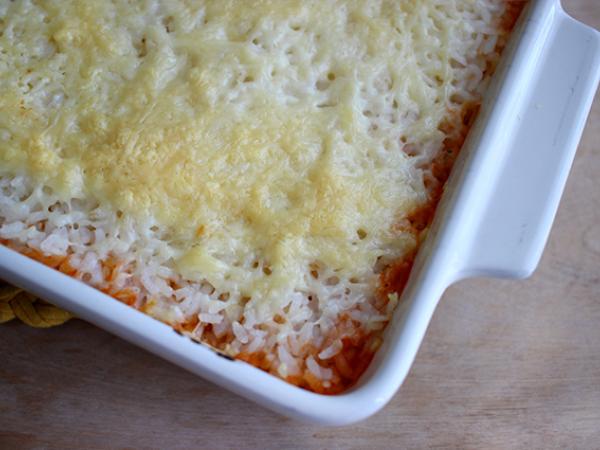 Recept Zapečená rýže s rajčaty