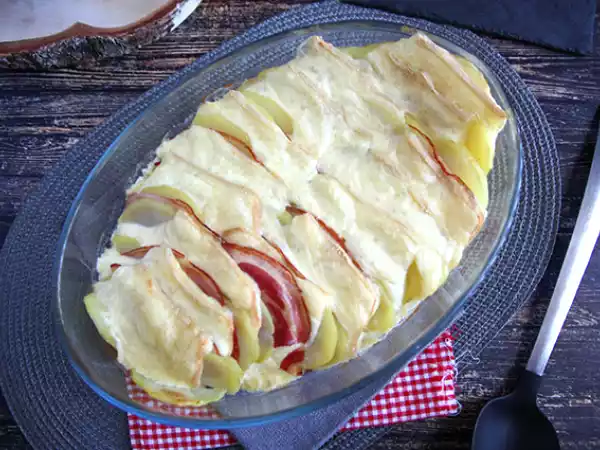 Recept Gratin s raclette