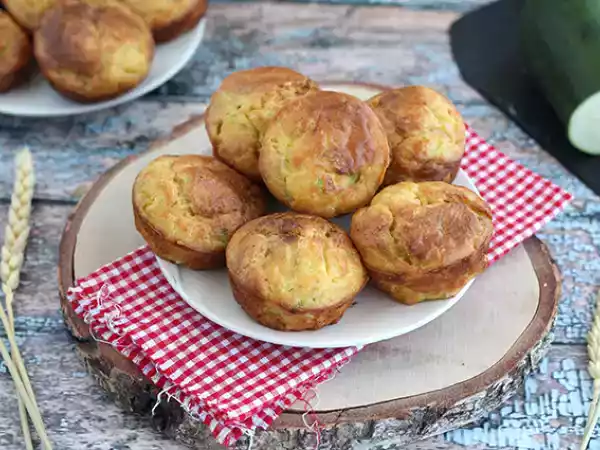 Recept Muffiny z cukety a kozího sýra