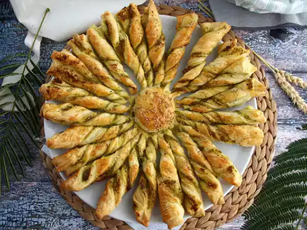 Recept Listové těsto s pestem