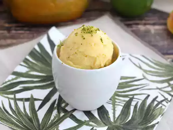 Recept Mangová zmrzlina bez zmrzlinovače