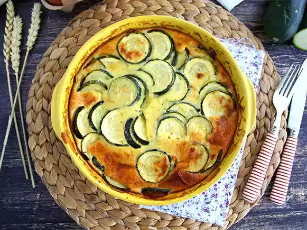 Recept Clafoutis z cukety a kozího sýra