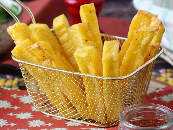 Recept Smažená polenta bez pocitu viny: křupavá, zlatavá a dokonalá ve fritéze air fryer!