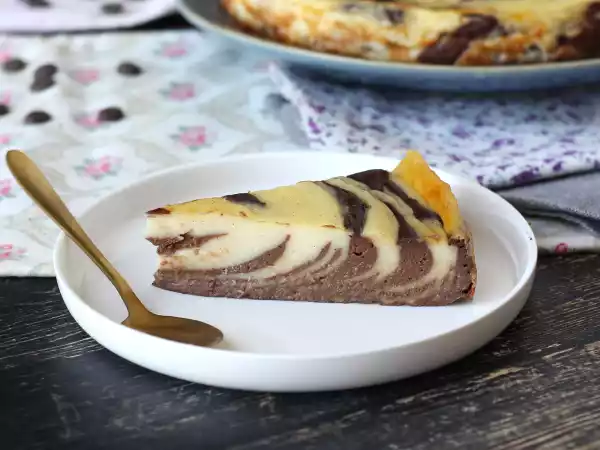 Recept Mramorovaný flan bez těsta, velmi snadná příprava pro zaručený wow efekt.