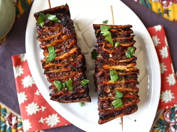 Recept Špízy z lavaše s tortillami, které snadno připravíte ve fritéze!