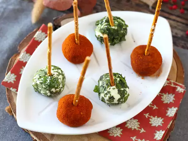 Recept Sýrové kuličky na aperitiv
