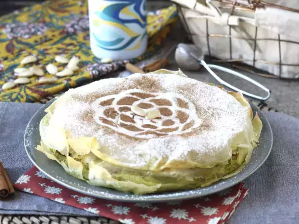 Recept Tradiční marocké pečivo s cihlovým těstem, kuřecím masem a kořením