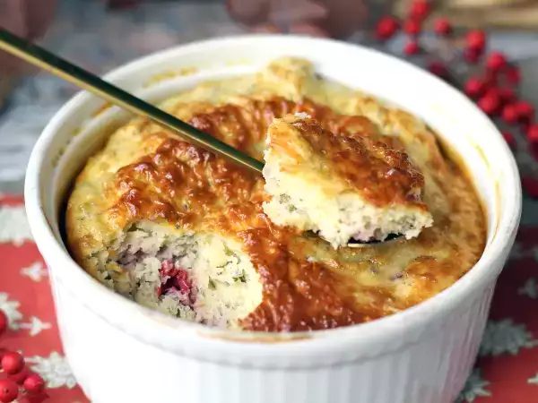 Recept Superjednoduchý proteinový koláč z červeného ovoce