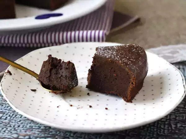 Recept Proteinový čokoládový fondán: snadný recept s syrovátkou