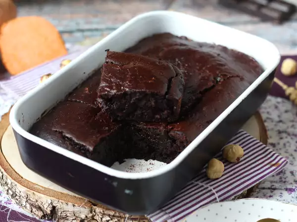 Recept Brownie ze sladkých brambor bez másla a oleje