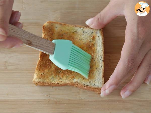 Bruschetta s fíky, parmazánem a parmskou šunkou - Příprava krok 1