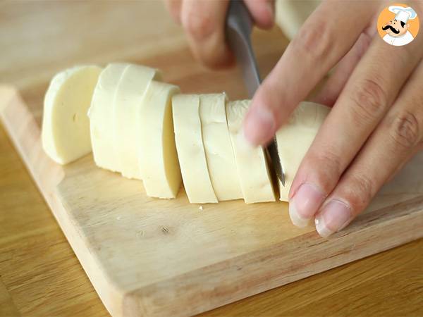 Makronky z foie gras s quenellemi - Příprava krok 1