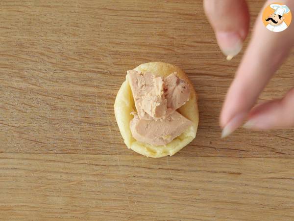 Makronky z foie gras s quenellemi - Příprava krok 4