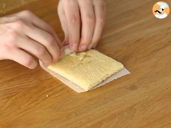 Jahodové mini rolády, Růžové panenky - Příprava krok 4