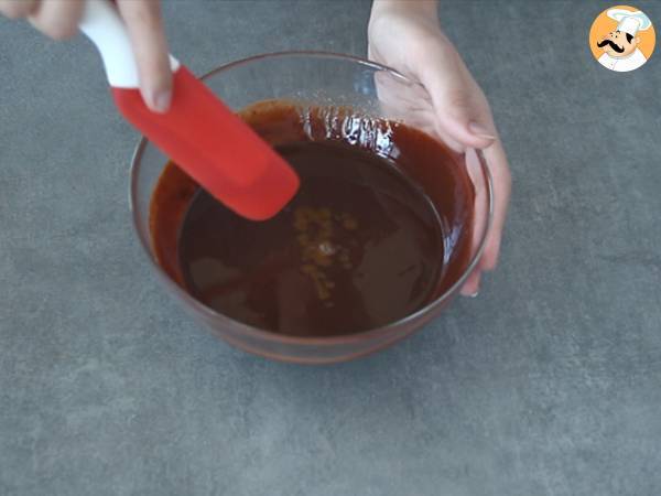 Čokoládový fondant se slaným máslovým karamelem - Příprava krok 5