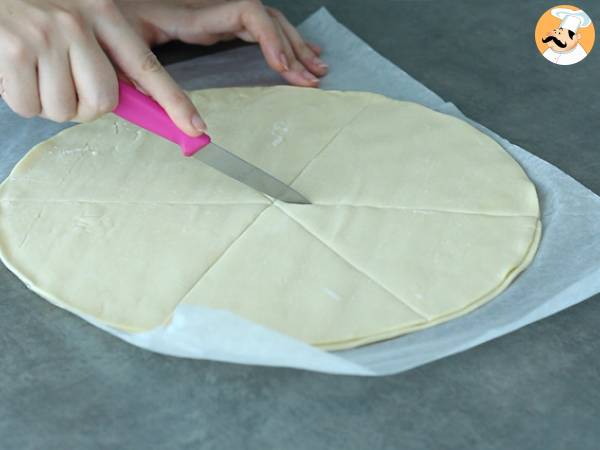 Hrušková frangipane v jednotlivých porcích - Příprava krok 3