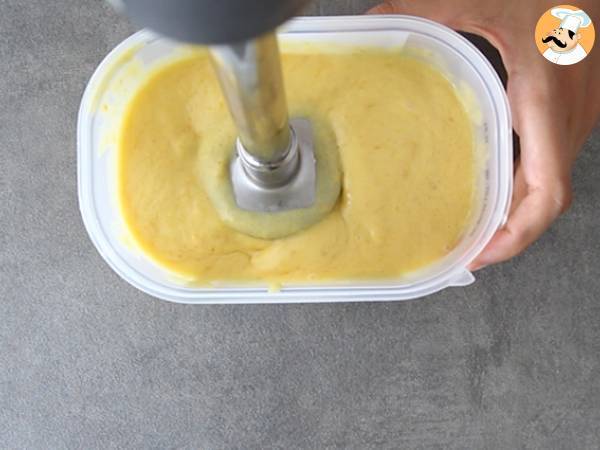 Mangová zmrzlina bez zmrzlinovače - Příprava krok 5