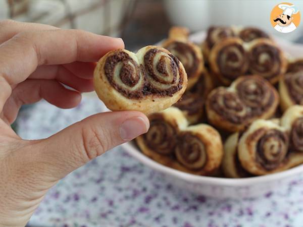 Křupavé palmiers s pomazánkou - Příprava krok 5