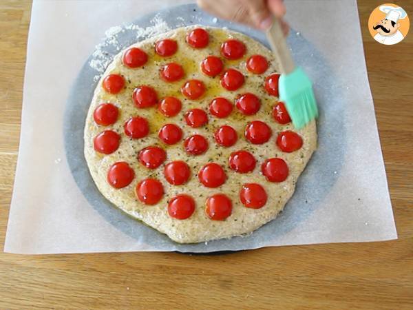 Focaccia s cherry rajčátky - Příprava krok 4