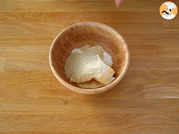 Jablečný a mandlový koláč (Tarte normande) - Příprava krok 1