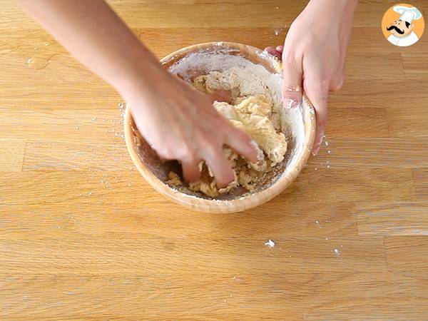 Jablečný a mandlový koláč (Tarte normande) - Příprava krok 3