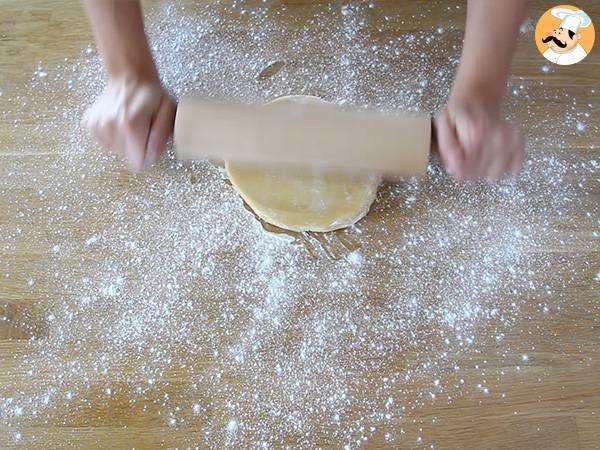 Jablečný a mandlový koláč (Tarte normande) - Příprava krok 4