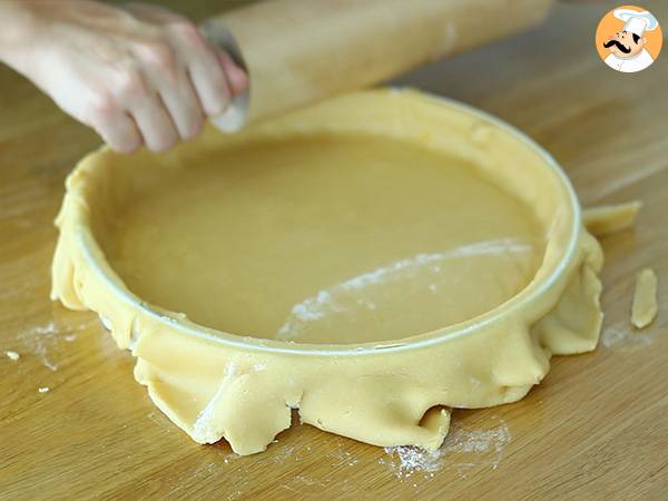 Jablečný a mandlový koláč (Tarte normande) - Příprava krok 5