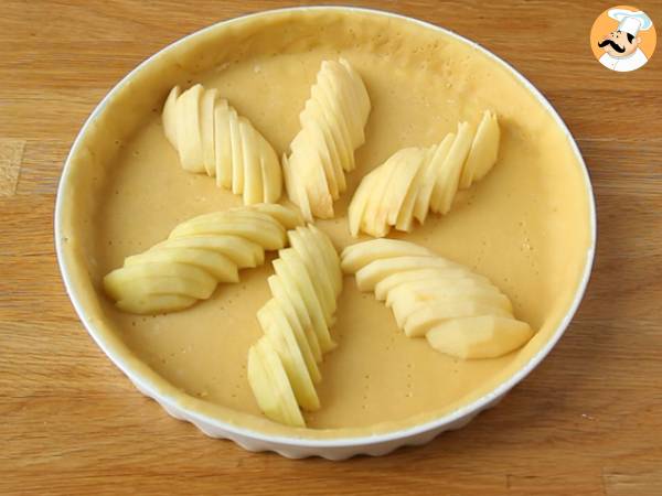Jablečný a mandlový koláč (Tarte normande) - Příprava krok 7