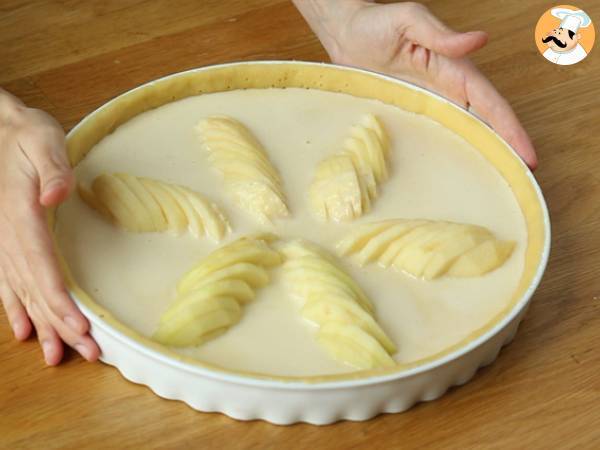 Jablečný a mandlový koláč (Tarte normande) - Příprava krok 8