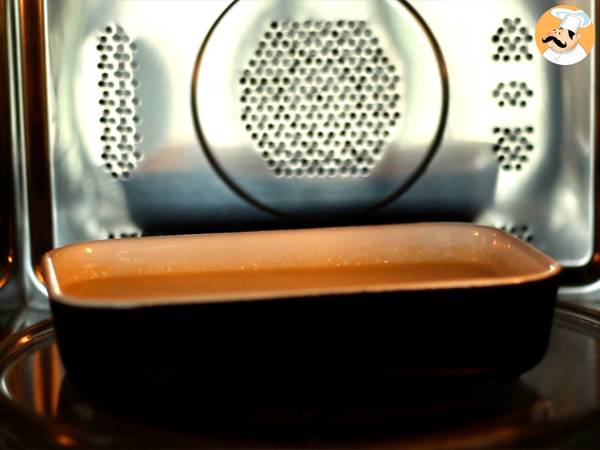 Kokosový flan v mikrovlnné troubě za 8 minut - Příprava krok 4