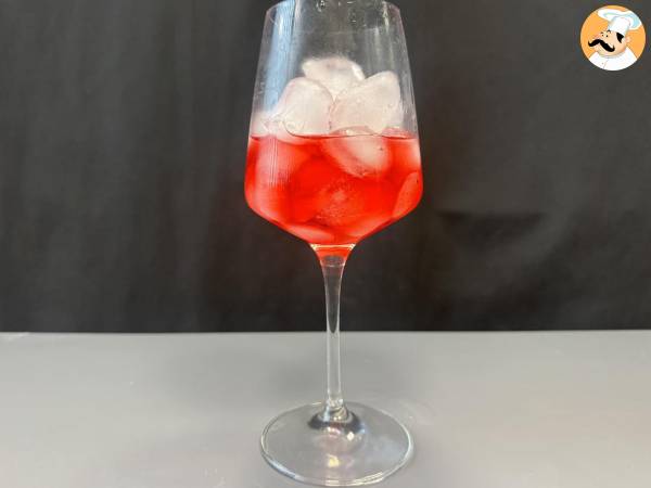 Martini tonic bez alkoholu, svěží ovocný koktejl! - Příprava krok 2