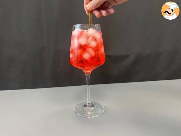 Martini tonic bez alkoholu, svěží ovocný koktejl! - Příprava krok 4