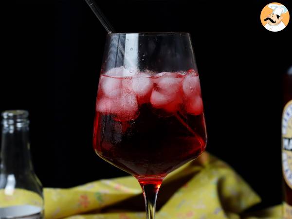 Martini tonic bez alkoholu, svěží ovocný koktejl! - Příprava krok 5