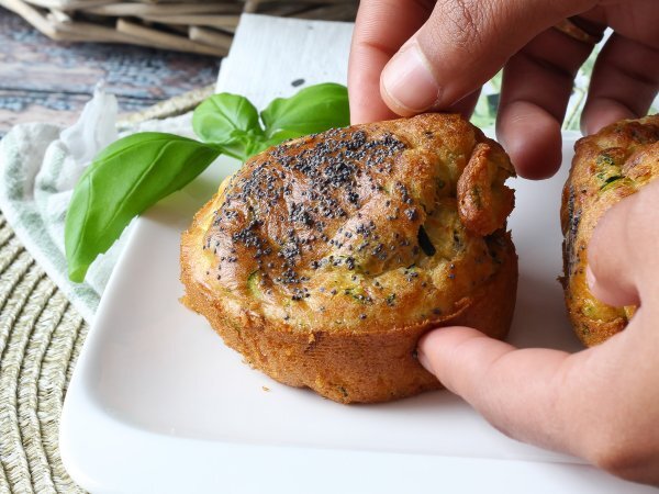 Cuketové muffiny ve fritéze: lehký a nadýchaný recept - Příprava krok 8
