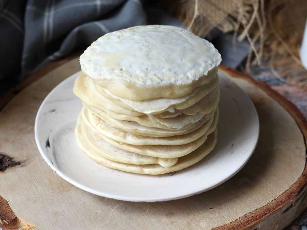 Měkké veganské palačinky s lněným vejcem: snadný recept bez vajec - Příprava krok 9