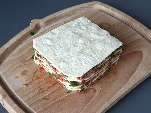Špízy z lavaše s tortillami, které snadno připravíte ve fritéze! - Příprava krok 6