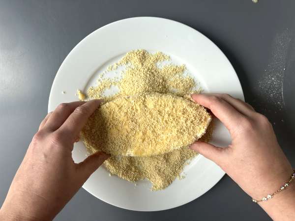 Zapečený kapric bohů s bramborami z fritézy na vzduchu - Příprava krok 5