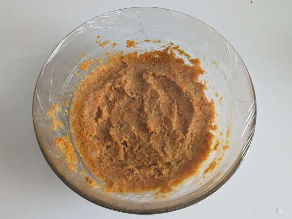 Dýňová sekaná s houbami a sýrem scamorza: chutný a snadný zapečený recept - Příprava krok 7