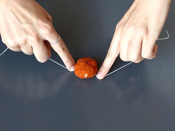 Aperitivní sýrová pomazánka ve tvaru dýně, ideální na Halloween! - Příprava krok 5