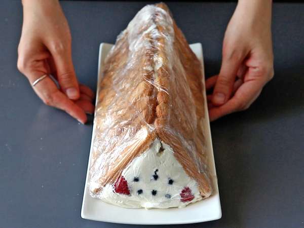 K výrobě tohoto červeného ovocného špalku nepotřebujete formu! - Příprava krok 7