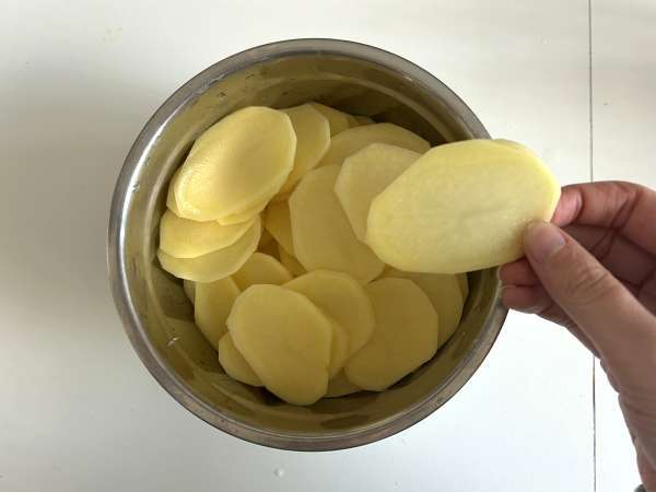 Gratinované brambory s houbami - Příprava krok 7