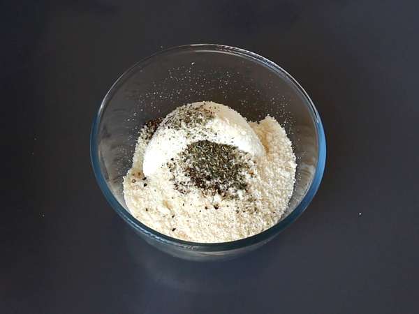 Sýrové kuličky na aperitiv - Příprava krok 1