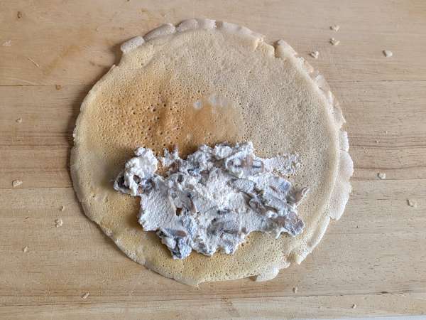 Crespelle ricotta a houby: dokonalý krémový vegetariánský recept pro každou příležitost - Příprava krok 8