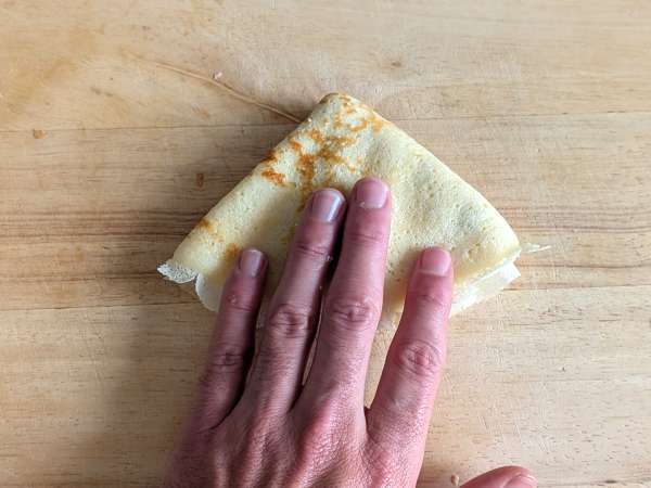 Crespelle ricotta a houby: dokonalý krémový vegetariánský recept pro každou příležitost - Příprava krok 10