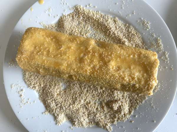 Křupavý, v ústech se rozplývající kozí sýr obalený v pečivu Air Fryer: absolutní pohodlí! - Příprava krok 5